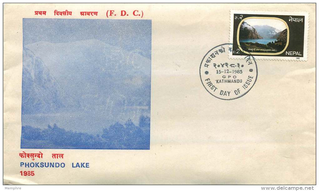 1985  Lac Phoksundo  FDC - Nepal