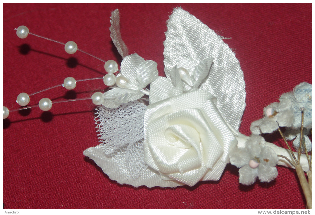 BOUQUET De FLEURS En TISSU 1930 / Décoration CHAPEAU Ou CORSAGE - Laces & Cloth