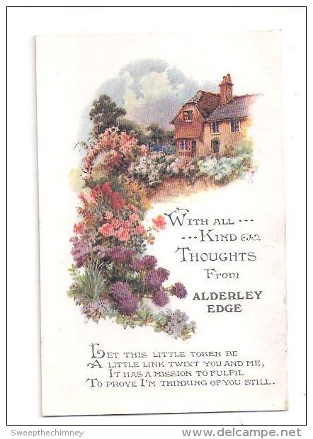 ALDERLEY EDGE CHESHIRE W & K LONDON EC COPYRIGHT USED - Altri & Non Classificati