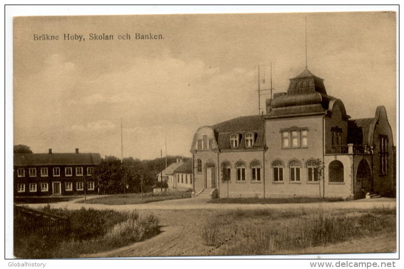 SWEDEN - BRÄKNE HOBY - SKOLAN OCH BANKEN - Suède