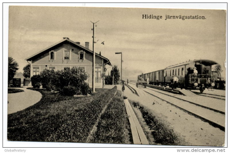 SWEDEN - HIDINGE - JÄRNVÄGSSTATIONEN - Suède