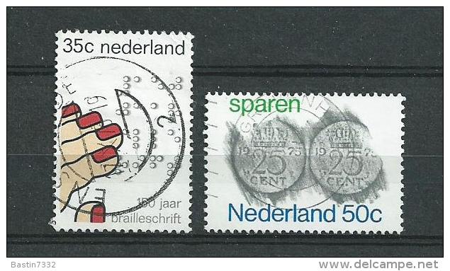 1975 Netherlands Complete Set Braille,saving Used/gebruikt/oblitere - Gebruikt