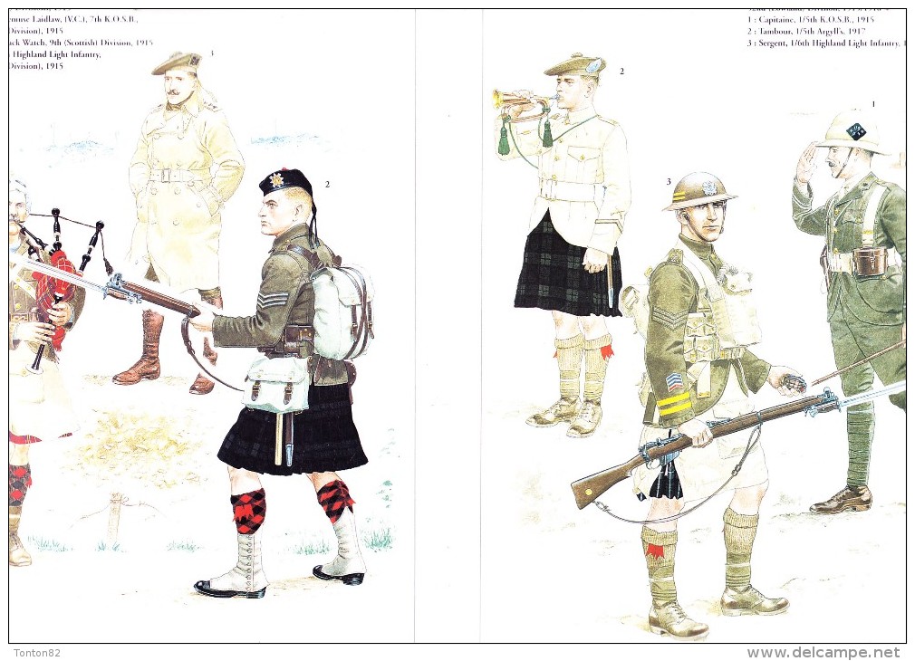 Soldats Des Deux Guerres Mondiales - Le Joueur De Cornemuse Écossais, 1914 - Éditions Osprey - ( 1998 ) . - Wapens