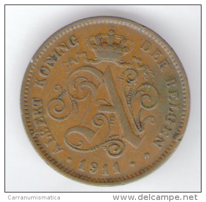 BELGIO 2 CENTS 1911 ALBERTO I - 2 Centimes