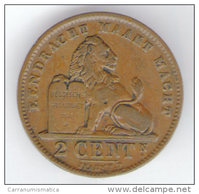 BELGIO 2 CENTS 1911 ALBERTO I - 2 Centimes