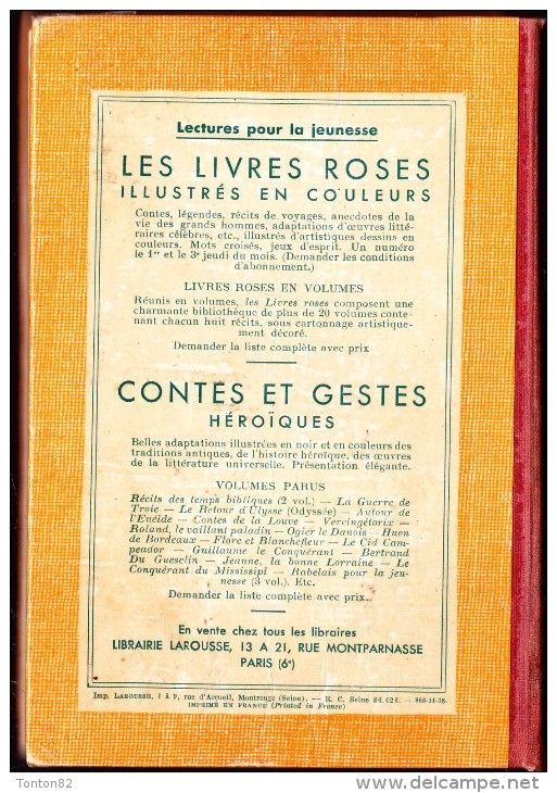 Paul Philippon - Les Lectures Littéraires De L' École - Librairie Larousse - ( 1938 ) . - 6-12 Ans