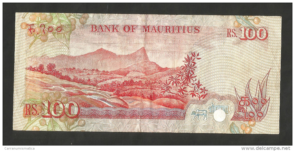 [NC] MAURITIUS - BANK Of MAURITIUS - 100 RUPEES (1985) - Mauritius