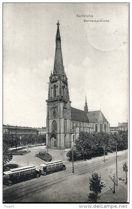 ALLEMAGNE - KARLSRUHE - Bernhardus - Kirche - Karlsruhe