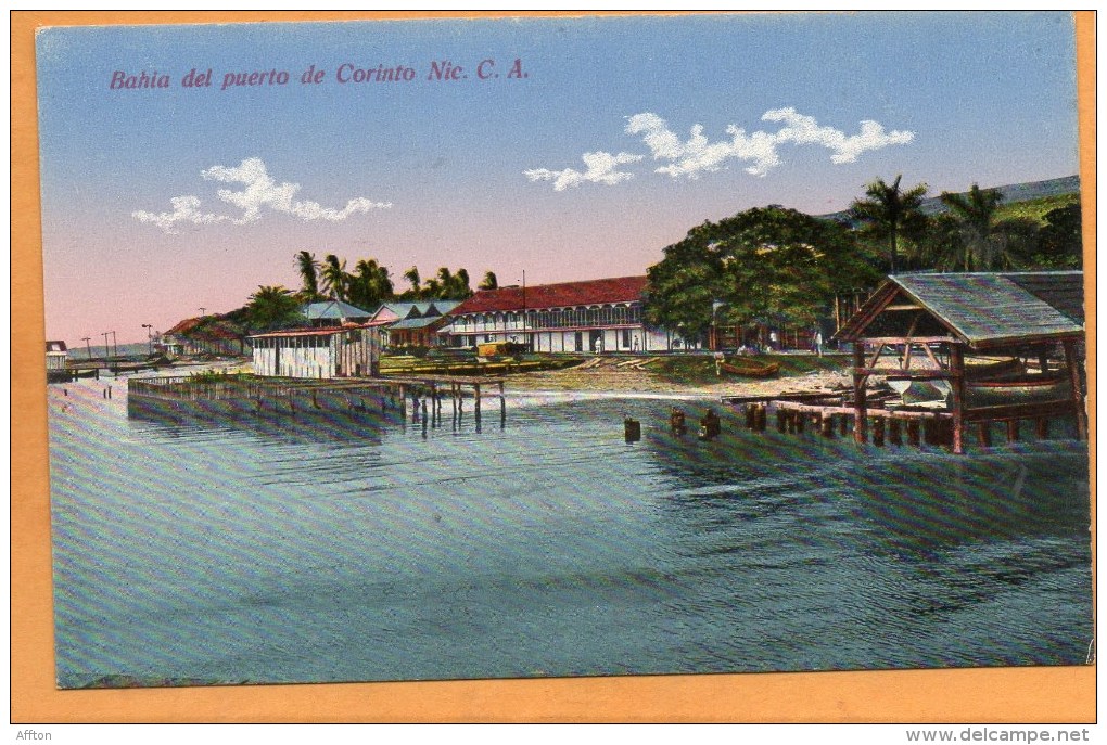 Corinto Nicaragua 1910 Postcard - Nicaragua