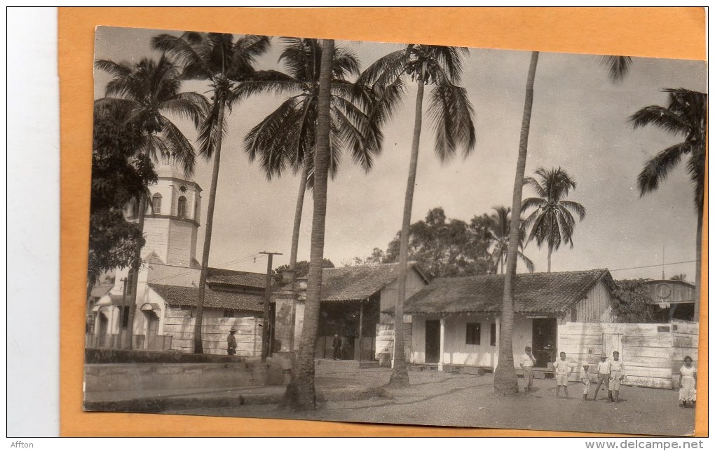 Corinto Nicaragua Old Real Photo Postcard - Nicaragua