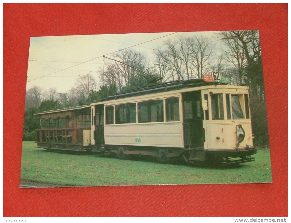 BRUXELLES  - Tram  - Motrice 1969 Et Baladeuse  29  - (1945) - Nahverkehr, Oberirdisch