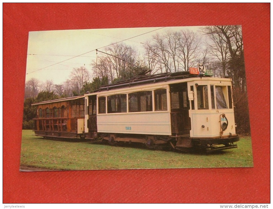 BRUXELLES  - Tram  - Motrice 1969 Et Baladeuse  29  - (1945) - Transport Urbain En Surface