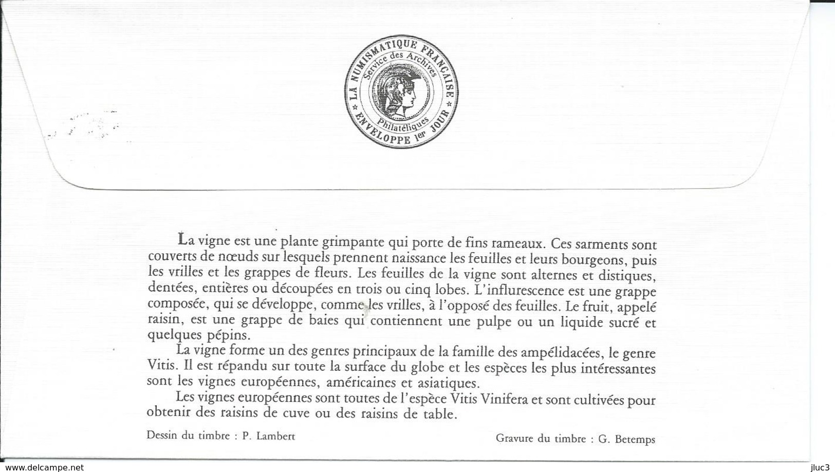 ZMonFDC34 - MONACO 1992  --  LA  Belle  ENVELOPPE  FDC  'PREMIER JOUR'  Du  23 04 1987  --  DÉFINITION  DE  LA  VIGNE - Brieven En Documenten