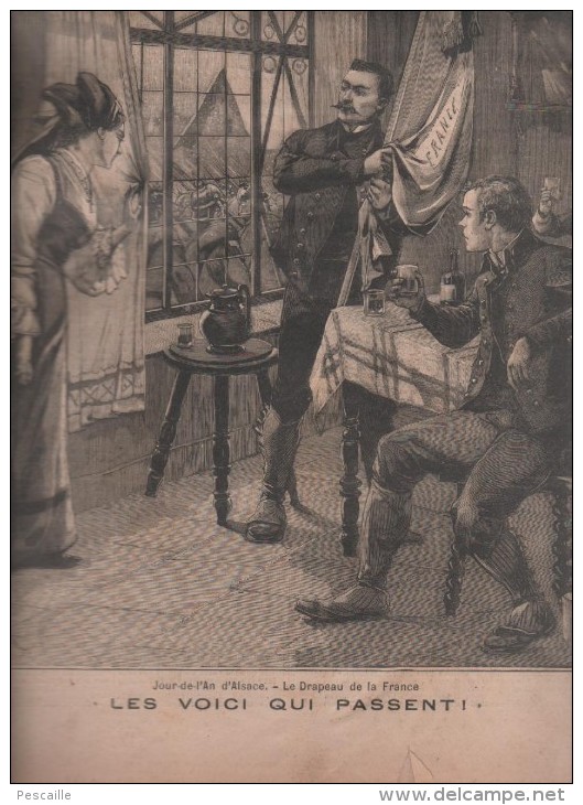 LE PETIT PARISIEN 3 01 1897 - JOUR DE L´AN ALSACE - INSTITUT PASTEUR CERCUEIL - ASSASSIN ENFANT MARTYR GREGOIRE - Le Petit Parisien