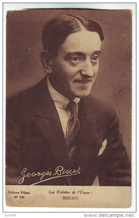 CPA540 Georges Biscot French Film Actor Cinema  /broken/ - Attori