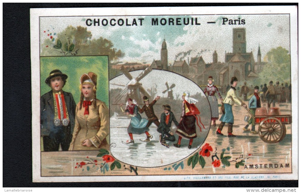 CHROMO - CHOCOLAT MOREUIL - AMSTERDAM - Autres & Non Classés