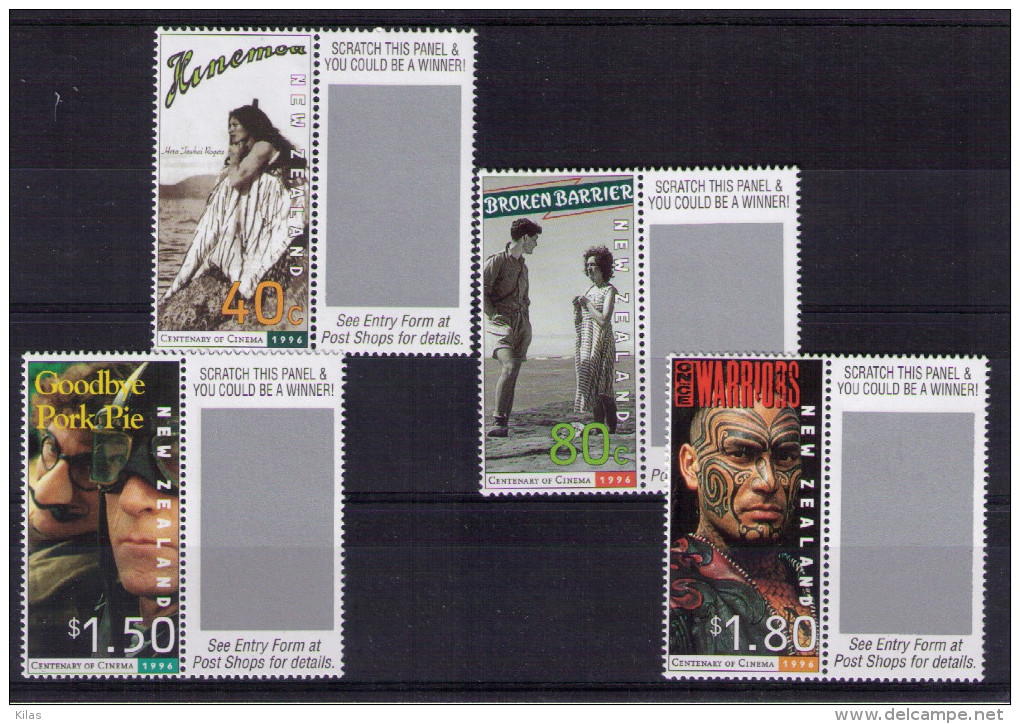 NEW ZEALAND 1996 New Zealand Film Centenary, With Tab - Ongebruikt