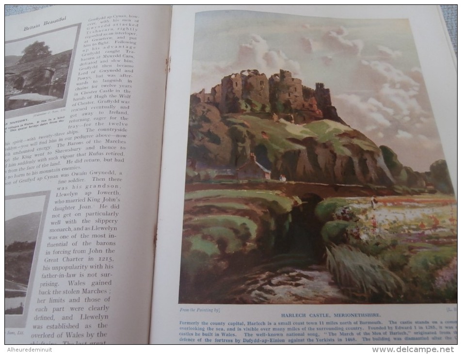 Hutchinson's Britain Beautiful"4 volumes"Angleterre"Cartes "Anglesey"Berkshire"géographie"Cornwall"Derbyshire "bretagne