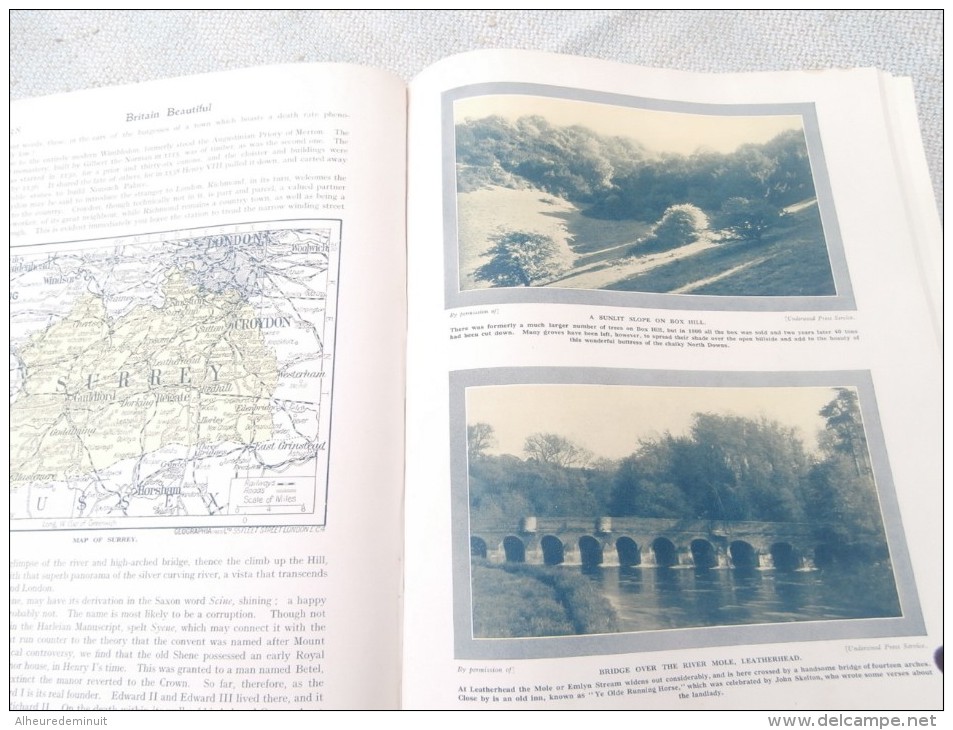 Hutchinson's Britain Beautiful"4 volumes"Angleterre"Cartes "Anglesey"Berkshire"géographie"Cornwall"Derbyshire "bretagne