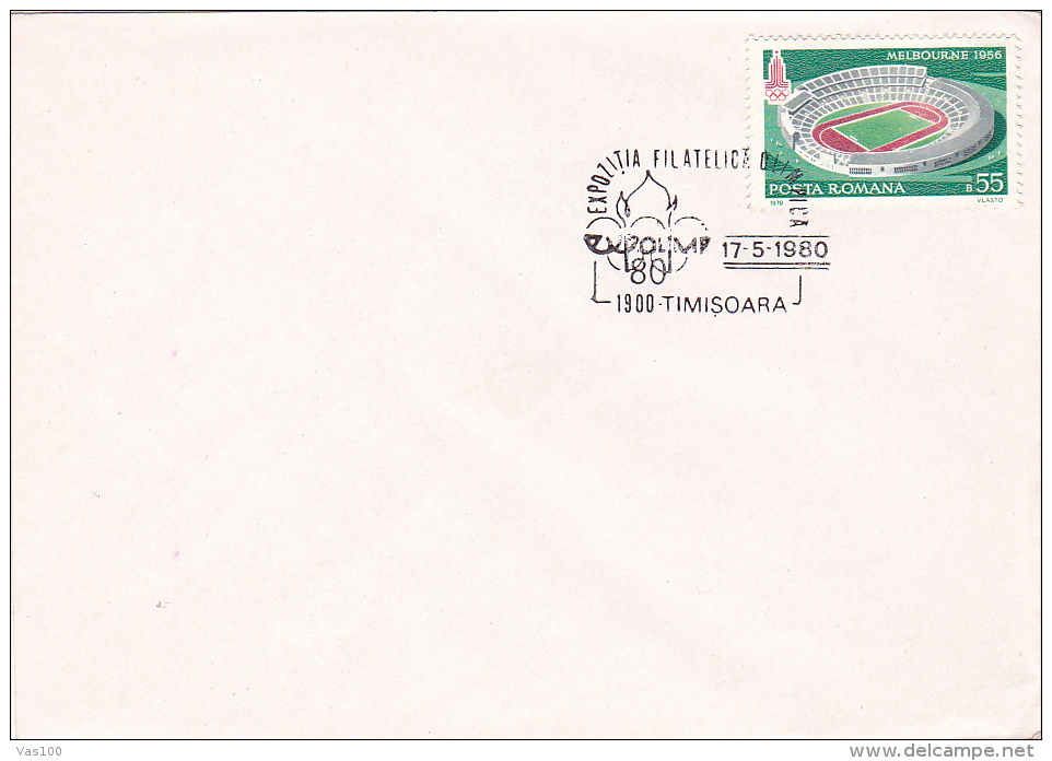 OLYMPIC GAMES, MELBOURNE 1956, SPECIAL POSTMARK - Ete 1956: Melbourne