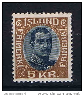 Iceland: 1920 Mi 98  MH/* - Unused Stamps