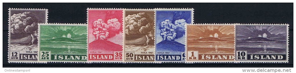 Iceland: 1948 Mi 247 - 253 MNH/** - Ongebruikt