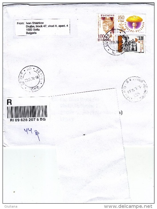 Bulgaria - Busta Racc. X L'Italia Con 3 Val. 23/4/2014 - Cartas & Documentos