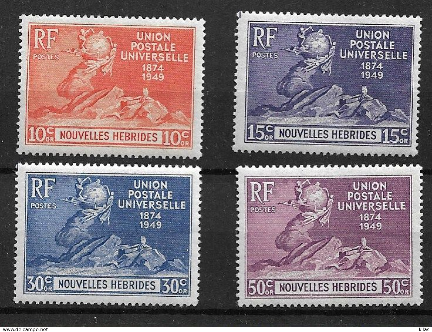 NOUVELLES HEBRIDES 1949 75 Years UPU MNH - 1949 75e Anniversaire De L'UPU