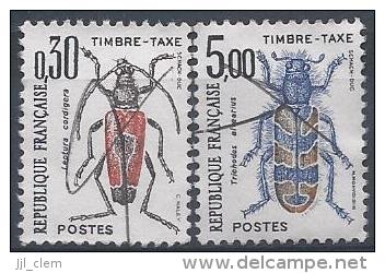 France Taxe N° 109 Et 112  Obl. - 1960-.... Gebraucht