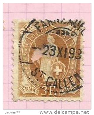 Suisse N°99 Cote 130 Euros - Gebraucht