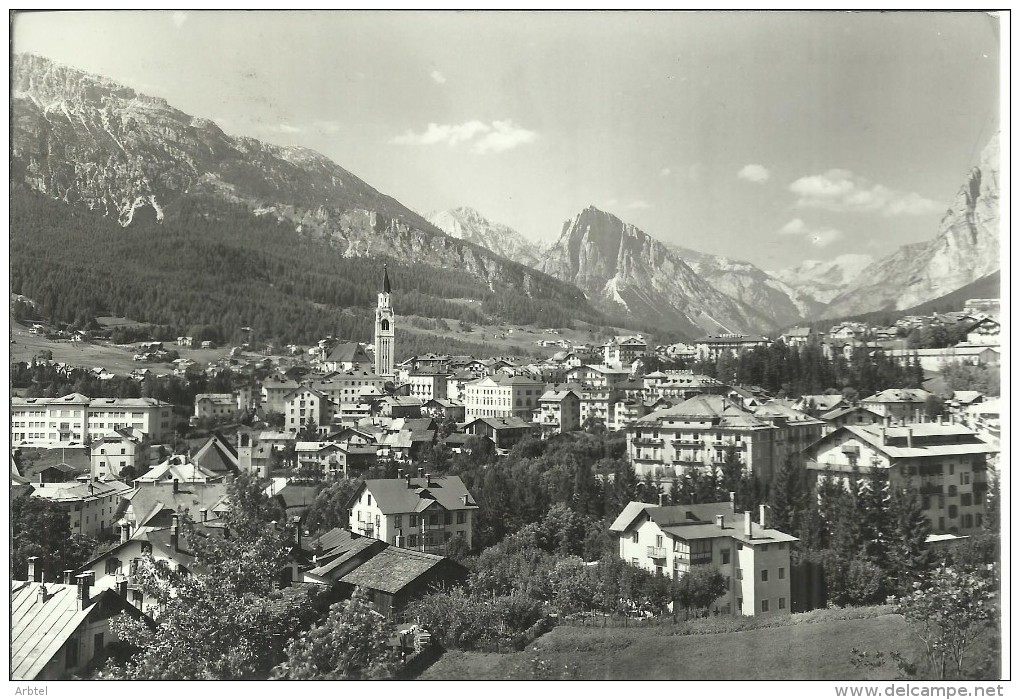 ITALIA TP CORTINA CON SELLO JUEGOS OLIMPICOS 1960 - Verano 1960: Roma