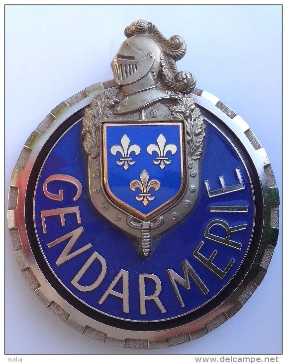 PLAQUE DESUETE MOTARD GENDARMERIE Ile De France - Police & Gendarmerie