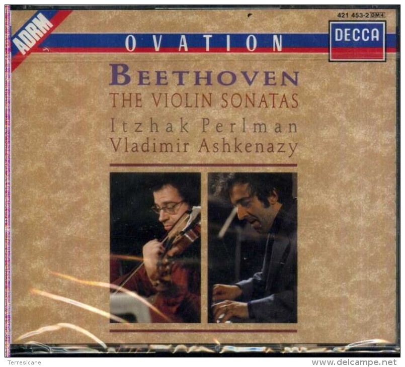 BEETHOVEN THE VIOLIN SONATAS PERLMAN ASHKENAZY 4 CD DECCA OVATION GALLERIA NUOVO SIGILLATO - Klassik