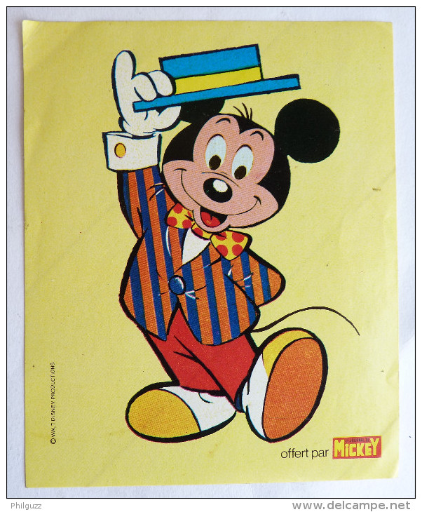 AUTOCOLLANT JOURNAL DE MICKEY - MICKEY - Autocollants