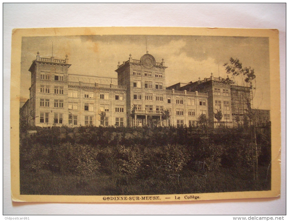 Alte AK  GODINNE-SUR-MEUSE - Le College - 1935 Gelaufen - Autres & Non Classés