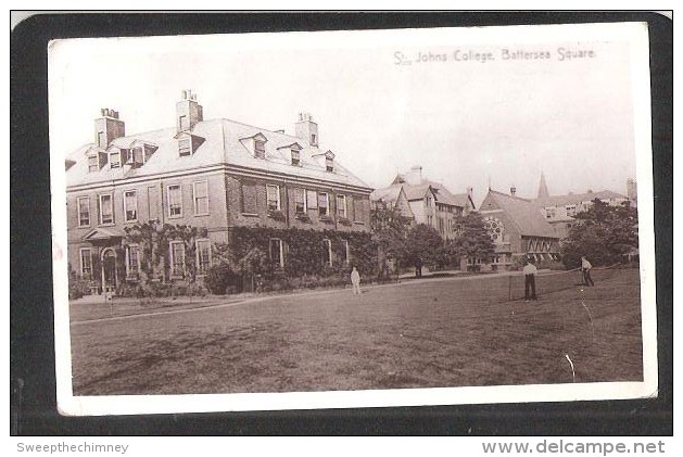 RP PLAYING TENNIS AT ST JOHNS COLLEGE BATTERSEA SQUARE SOUTH LONDON  USED - Londen - Buitenwijken