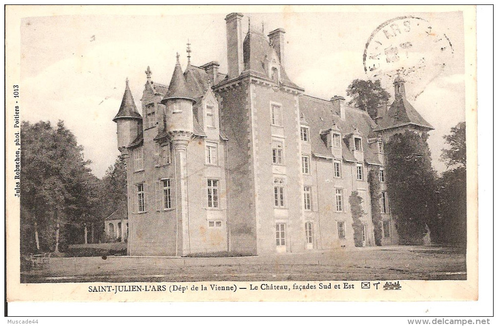 SAINT JULIEN L ARS - LE CHATEAU FACADES SUD ET EST - Saint Julien L'Ars