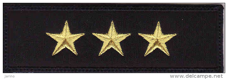 Police Slovaque- Slovakia,écussons Tissu-Patches,Rang Des Agents-Principal Lieutenant,Rank Of Officers-Senior Lieutenant - Police & Gendarmerie