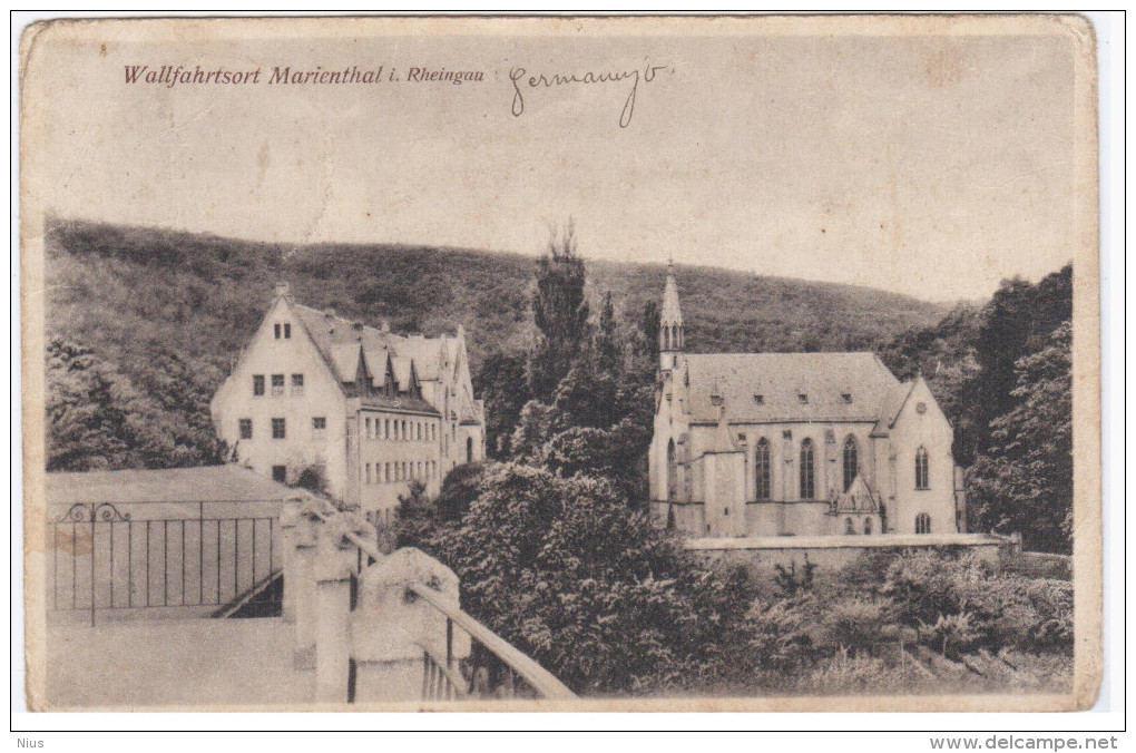 Germany Deutschland, Wallfahrtsort Marienthal I.Rheingau 1928 - Rheingau