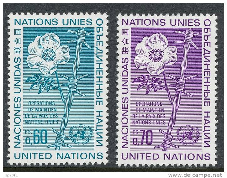 UN Geneva 1975 Michel # 54-55 MNH - Nuevos