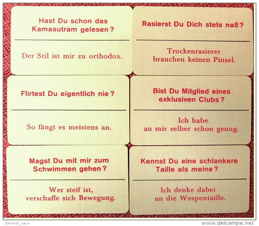 Kartenspiel Nur Für Erwachsene  -  Alles Spielt ; Alles Lacht  -  Aus Den 1970er Jahren  - Mit 96 Spielkarten - Denk- Und Knobelspiele
