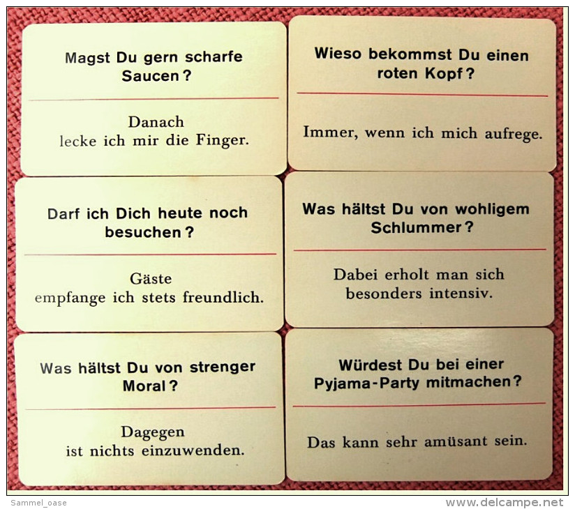 Kartenspiel Nur Für Erwachsene  -  Alles Spielt ; Alles Lacht  -  Aus Den 1970er Jahren  - Mit 96 Spielkarten - Denk- Und Knobelspiele