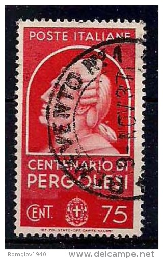 REGNO D'ITALIA   1937  UOMINI ILLUSTRI   SASS. 431     USATO   VF - Usati