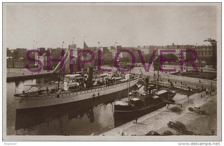 Bateau Pilote Et Yacht Au Havre - Carte Photo - Ship/bateau/schiff - Altri & Non Classificati