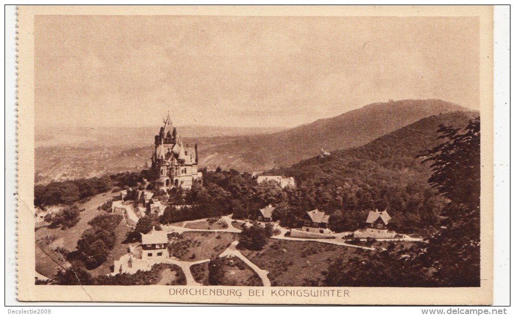 BF15979 Drachenburg Bei Konigswinter Germany Front/back Image - Drachenfels