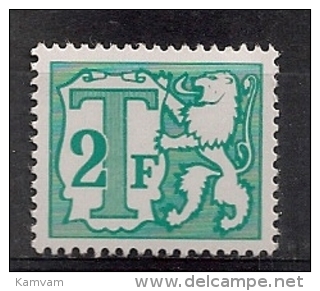 Belgie Belgique TX 67 A Dof/terne 0.25€ - Briefmarken