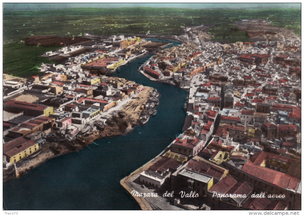 MAZARA DEL VALLO  /  Panorama Dall'aereo  _ Viaggiata - Mazara Del Vallo