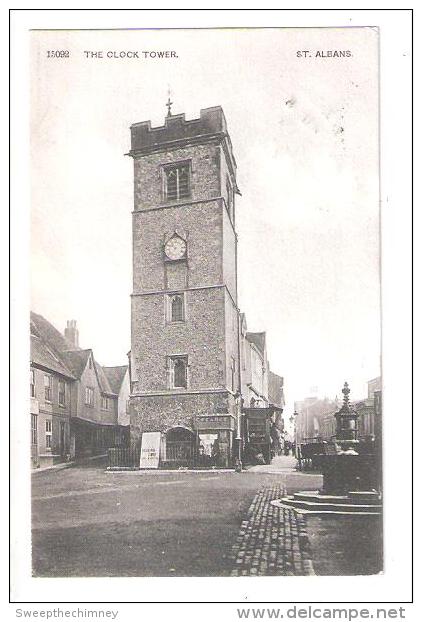 ST ALBANS 15092 CLOCK TOWER AND MARKET CROSS Unusual Publisher - Hertfordshire