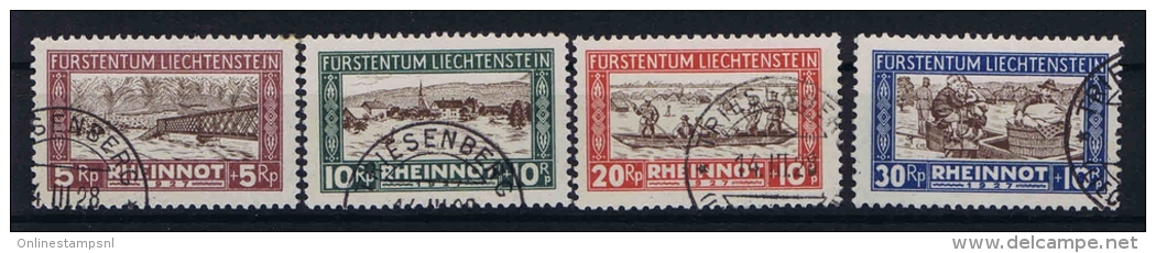 Liechtenstein: 1928 Mi Nr 78 - 81  Used - Gebruikt