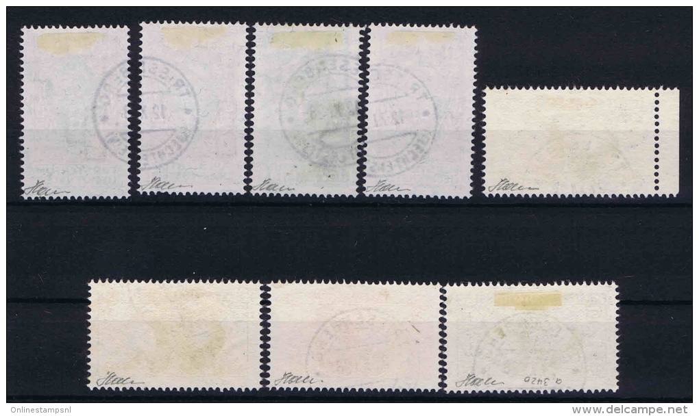 Liechtenstein: 1928 Mi Nr 82 - 89   Used, Signed/ Signé/signiert/ Approvato  Cv &euro; 1000 - Gebraucht